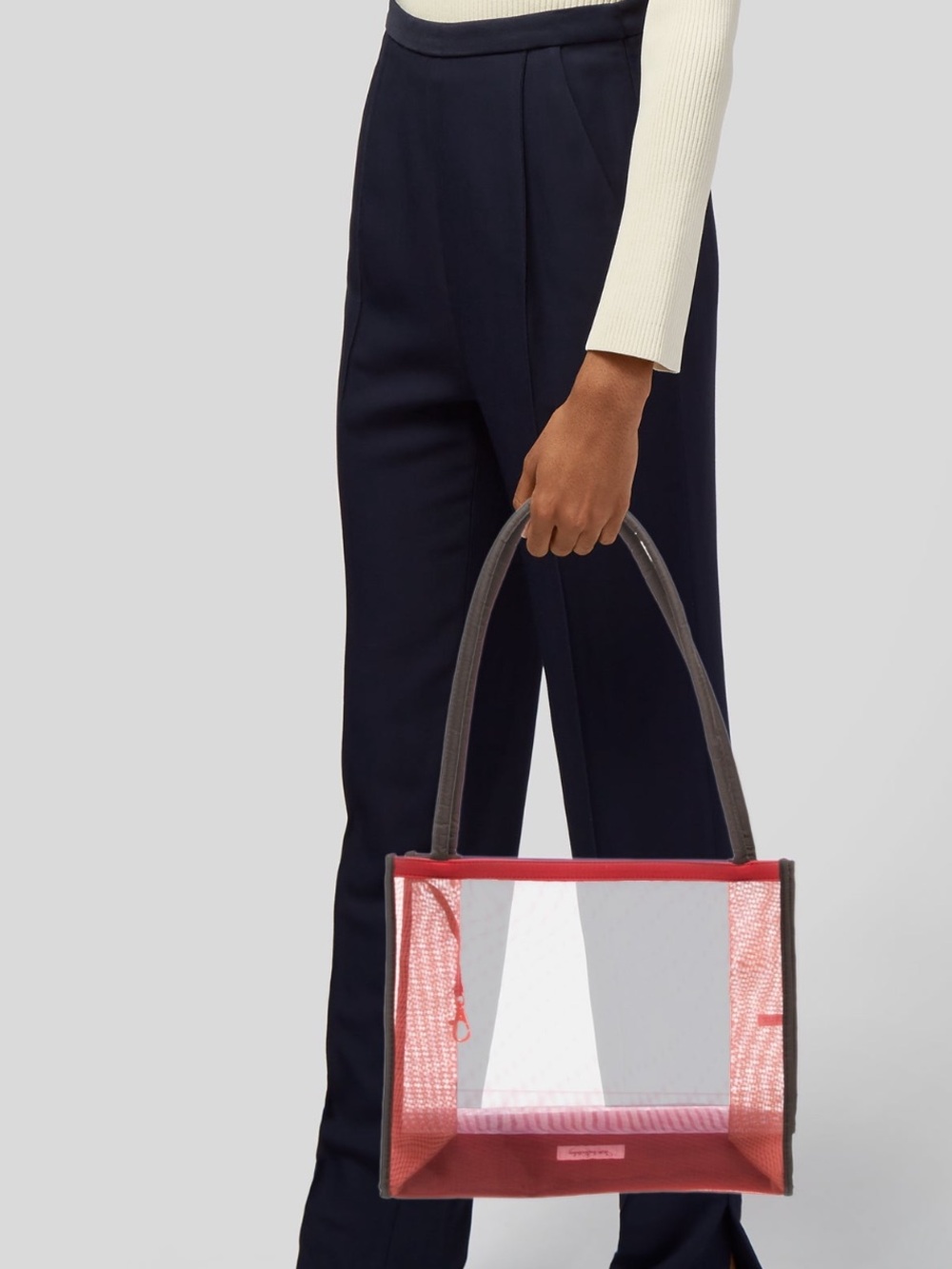 Vintage Diane von Furstenberg Mesh Tote Multicolor